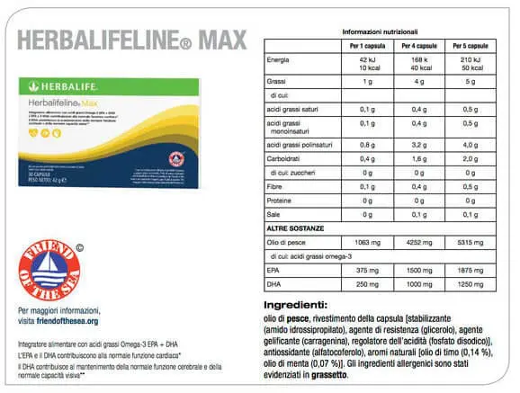 Herbalifeline Max - Omega3 - immagine 4