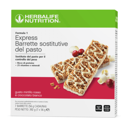 Barretta Formula 1 Express - Gusto Mirtillo Rosso e Cioccolato Bianco